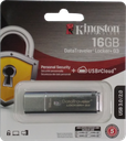 KINGSTON Clé USB (Sécurisée) 16GB DT LOCKER+